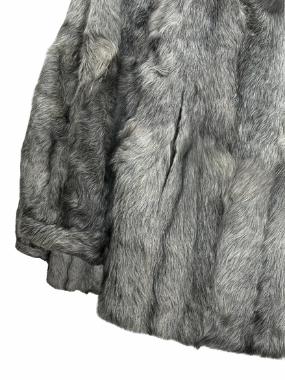 Pelliccia Vintage in Lapin Argentato