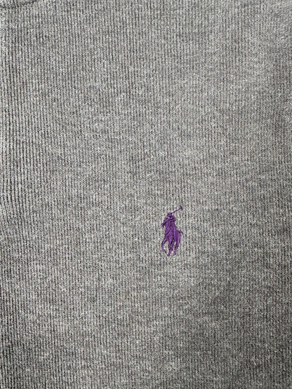 POLO RALPH LAUREN - Pullover verde militare zip