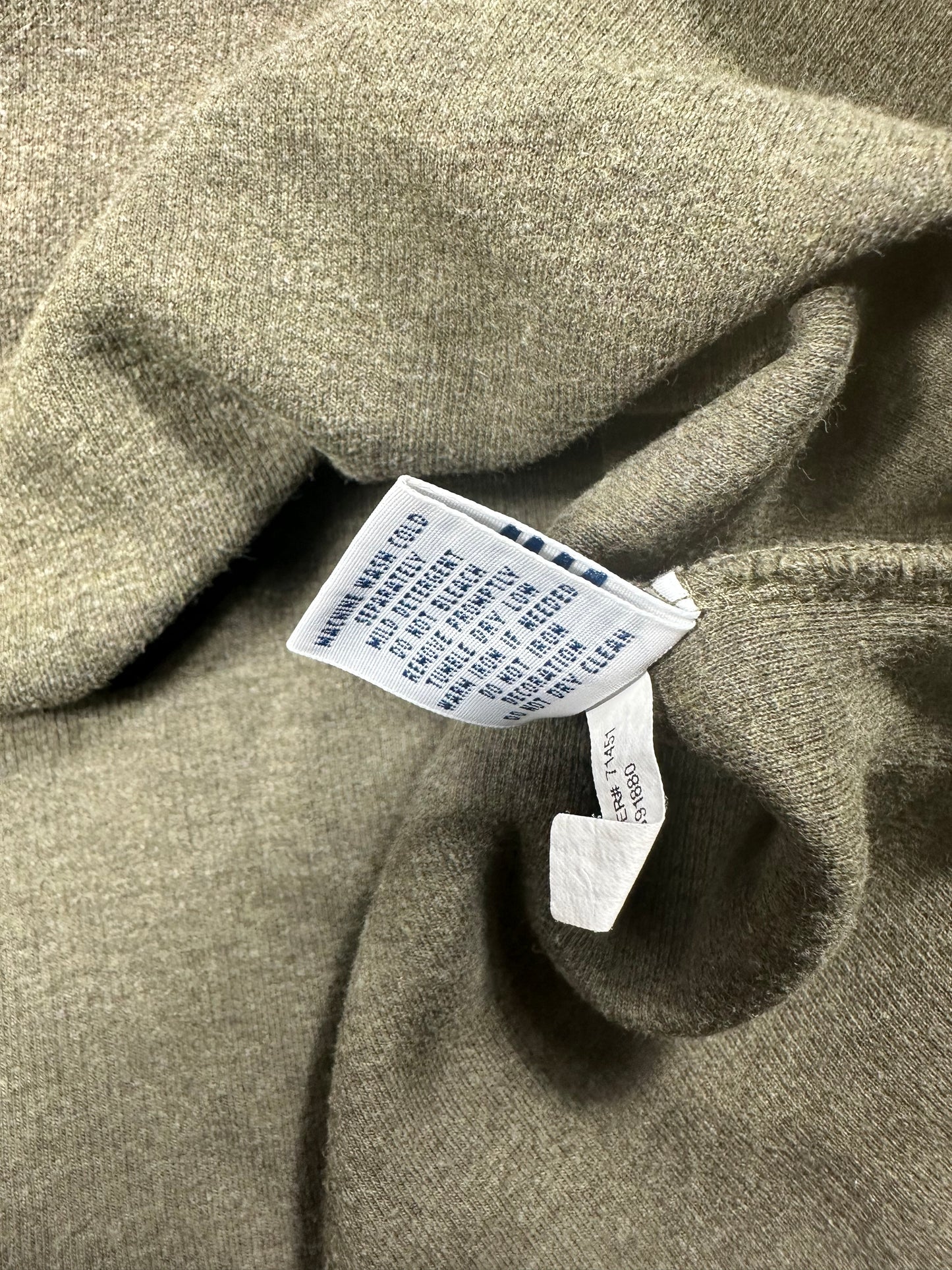 POLO RALPH LAUREN - Pullover verde militare zip