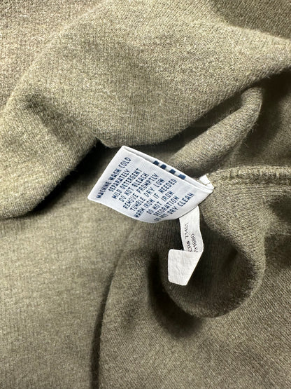 POLO RALPH LAUREN - Pullover verde militare zip