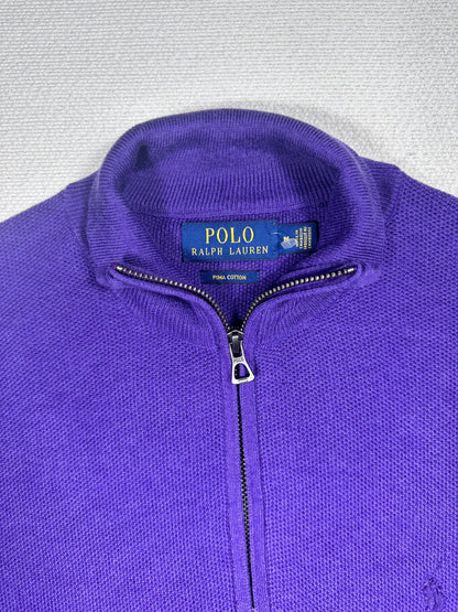 POLO RALPH LAUREN - Pullover viola zip