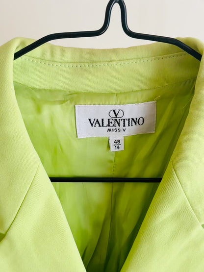 VALENTINO - Miss V Giacca Lime Vintage – Made in Italy