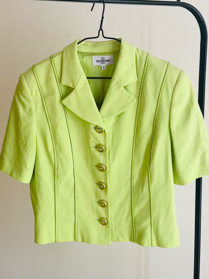 VALENTINO - Miss V Giacca Lime Vintage – Made in Italy